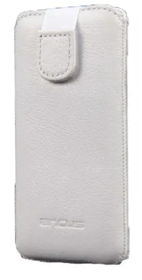 Case Protect Ancus for Apple iPhone 6 6S Maxcom MM917 and LG Spirit Old Leather White