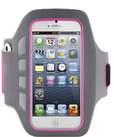 Case Armband Ancus for up to 6.2"13x6 cm mobiles Black-Pink