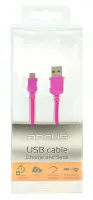 Data Cord Cable Ancus USB to Micro USB Pink