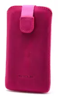 Case Protect Ancus for Samsung Galaxy A3 / Core Prime / XCover 3 Leather Grazy Fuchsia