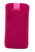 Case Protect Ancus for Samsung Galaxy A3 / Core Prime / XCover 3 Leather Grazy Fuchsia