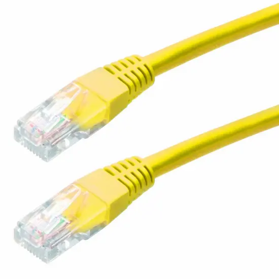 Patch Cable Jasper CAT5E UTP CCA 5m Yellow