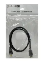 Data Cable Jasper HDMI 1.4 A Male To A Male Gold Plated CCS 1m Black