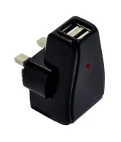 Travel Charger Ancus Dual USB 5V 1000 mAh for UK Socket (3-Pin)