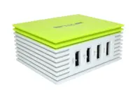 Travel Charger Ancus Multi Charger 4 Usb 4.2A White - Green