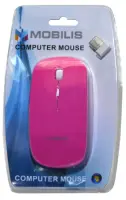 Wireless Mouse Mobilis MM-131 with 4 Buttons and 1600 DPI Pink