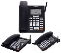 GSM Desktop Phone Maxcom Comfort MM28D Black with Mobile Phone Use and FM Radio