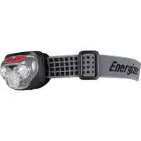 Energizer Vision HD+ Focus Headlight IPX4 3 LED 400 Lumens with Batteries 3 x AAA Grey