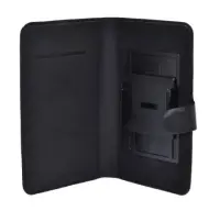 Book Case Ancus Grab Series Universal for Smartphone up to  6.5" Black