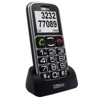 Maxcom MM462BB 1.8" with Large Buttons, Bluetooth, Radio (Works without Handsfre), Torch, Camera and Emergency Button Black