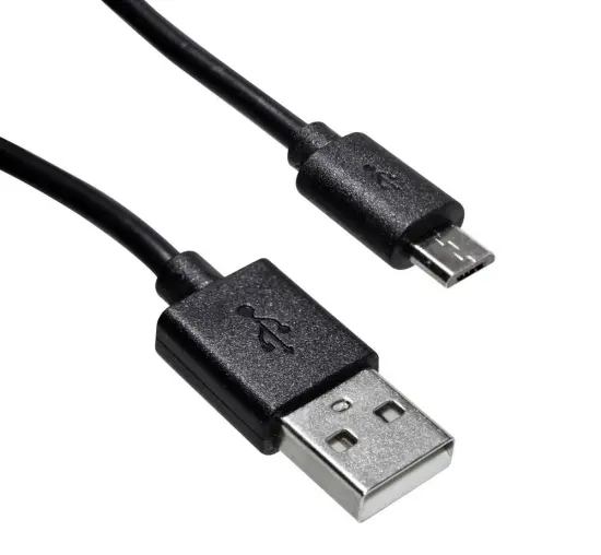 Data Cable Jasper USB AM to Micro USB B Black 1m