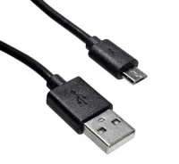 Data Cable Jasper USB AM to Micro USB B Black 1m