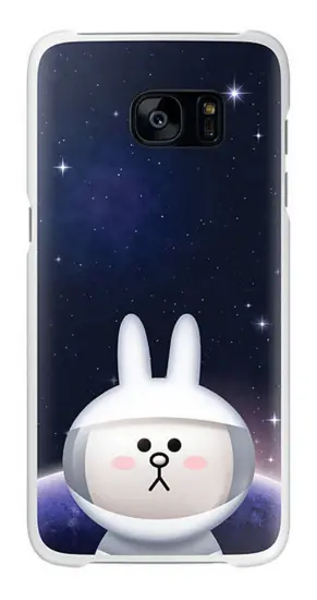 Case Faceplate Samsung S7 Line Friends Cover "Cony" EF-XG930LWEGWW for SM-G930F Galaxy S7 Black