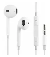 Hands Free Stereo Apple Earbuds with 3.5mm jack White MNHF2ZM/A