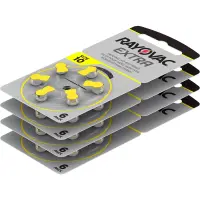 Hearing Aid Batteries Rayovac 10 Extra Advanced 1.45V Pcs. 6