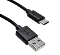 Data Cable Jasper USB-C 2.1A Black 1.5m