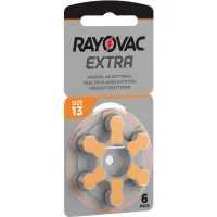 Hearing Aid Batteries Rayovac 13 Extra Advanced 1.45V Pcs. 6