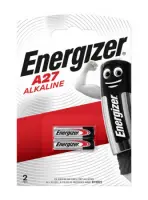 Battery Alkaline Energizer A27/27A/CA22/EL812/EL812/G27A/GP27A/L828/MN27 12V Pcs. 2