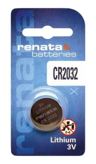 Buttoncell Lithium Renata CR2032 Pcs. 1