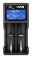 Industrial Type Battery Charger Xtar VC2 USB, 2 Position with Power Display for 18650/17670/17500