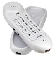 Telephone Noozy Phinea N12 White with LED Indicator and Wall Mounting