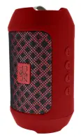 Wireless Speaker Bluetooth Maxton Masaya MX116 3W Red with Built-in Microphone Audio-in MicroSD and FM Radio