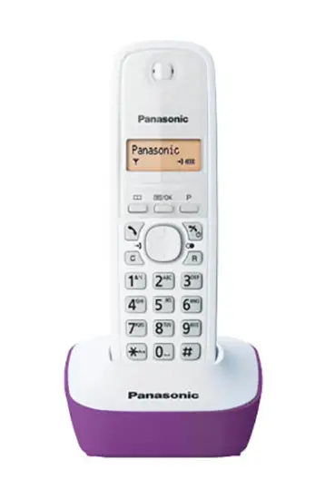 Refurbished (Exhibition) Dect/Gap Panasonic KX-TG1611GRF White-Purple