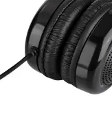 Headphone Stereo Hoco W5 Manno 3.5mm Black with Microphone and Operations Control Button