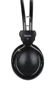 Headphone Stereo Hoco W5 Manno 3.5mm Black with Microphone and Operations Control Button