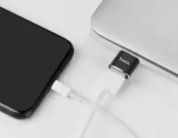 Adaptor Hoco UA5 USB-A to USB-C OTG 2.4A Black