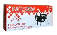 TV Wall Mount Noozy G1402 for 26'' - 55'' VESA from 200x200mm to 400x400mml. Maximum weight capacity 50kg