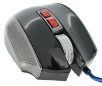 Wired Gaming Mouse Lanhear 9D Mechanical with 9 Buttons, 4000 DPI, DPI Adjustment and LED Black