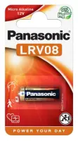 Battery Alkaline Panasonic LRV08 23A, 23GA, A23, E23A, GP23A, K23A, L1028, LR23A, LRV08, LRVO8, MN21, MS21, V23, V23GA, VR22 12V Pcs. 1