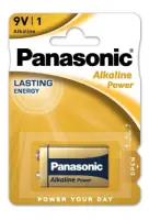 Battery Alkaline Panasonic Alcaline Power 6LR61 9V Pcs, 1