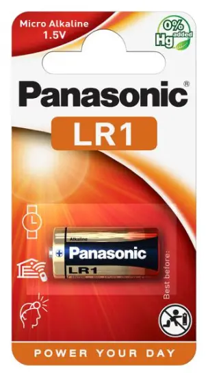 Battery Panasonic Micro Alkaline LR1L/1BE 1.5V Pcs. 1