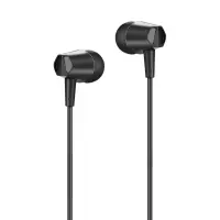 Hands Free Hoco M34 Earphones Stereo 3.5mm Black with Micrphone and Operation Control Button