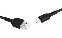 Data Cable Hoco X20 Flash USB to USB-C 2.0A Black 3m