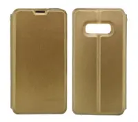 Book Case Ancus Magnetic Teneo for Samsung SM-G970F Galaxy S10e TPU Gold