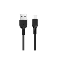 Data Cable Hoco X20 Flash USB to USB-C 2.0A Black 2m