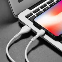 Data Cable Hoco X37 Cool Power USB to Lightning Fast Charging 2.4A White 1m