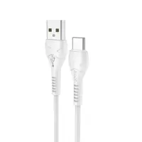 Data Cable Hoco X37 Cool Power USB to USB-C Fast Charging 3.0A White 1m