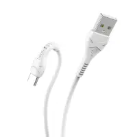 Data Cable Hoco X37 Cool Power USB to USB-C Fast Charging 3.0A White 1m