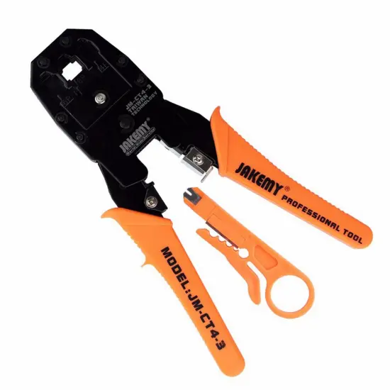 Wire Stripper Jakemy JM-CT4-3 for Network Cables RJ-45 / RJ-11 / RJ-12