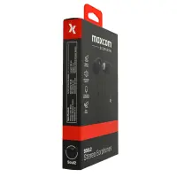 Hands Free Maxcom Soul 2 Stereo Earphones 3.5mm Black with Micrphone and Answer/Mute Button