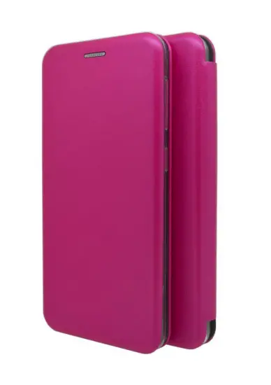 Book Case Ancus Magnetic Curve for Apple iPhone XR TPU Fuchsia