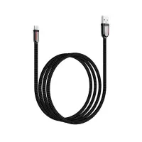 Data Cord Cable Hoco U74 Grand USB to Micro USB Fast Charging 2.4A 1.2m Black