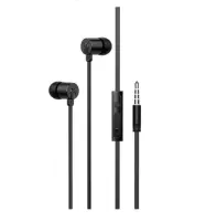 Hands Free Hoco M63 Ancient Sound Earphones Stereo 3.5 mm Black with Micrphone and Operation Control Button