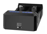 Industrial Type Battery Charger Xtar SC2 USB-C 2 Positions with Power Display for 18650 18700 20700 21700 22650 25500 26650
