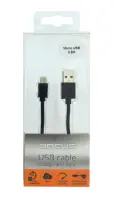 Data Cable Ancus USB AM to Micro USB B Black 0.5m