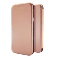 Book Case Ancus Magnetic Curve for Apple iPhone 11 Pro Max TPU Rose Gold